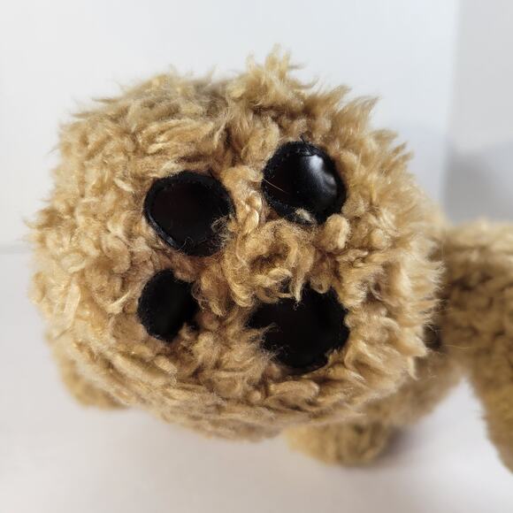 16" Bunny Rabbit Curly Tan Plush Retired 1997 Build-a-Bear Laughing Sounds - Picture 8 of 13